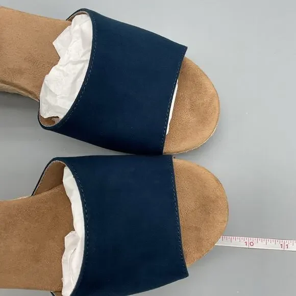 NEW Style & Co Women’s Seleeney Espadrille Wedge Sandals Navy Size 9M - Picture 7 of 10